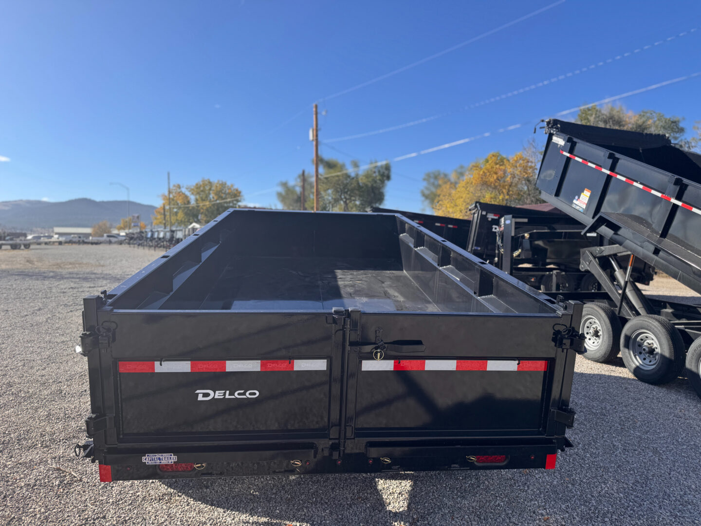 83x14 Tandem Axle Dump – 2' Sides – 16K GVW – Black - Image 5