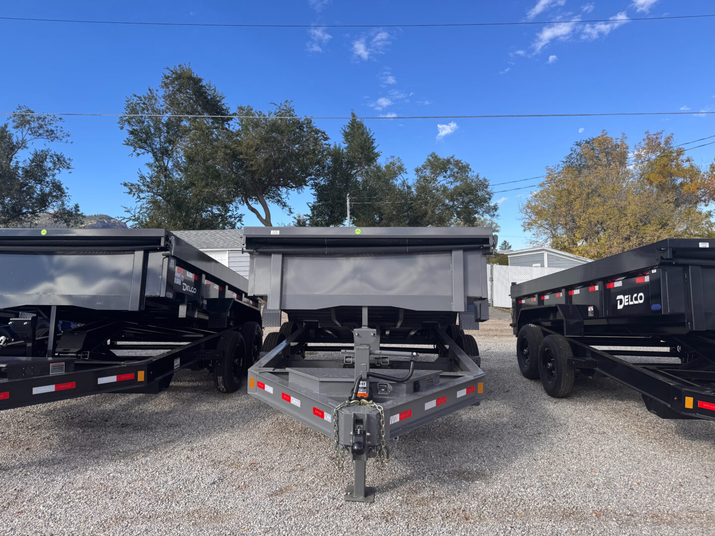 83x12 Tandem Axle Dump – 2' Sides – Gray - Image 4