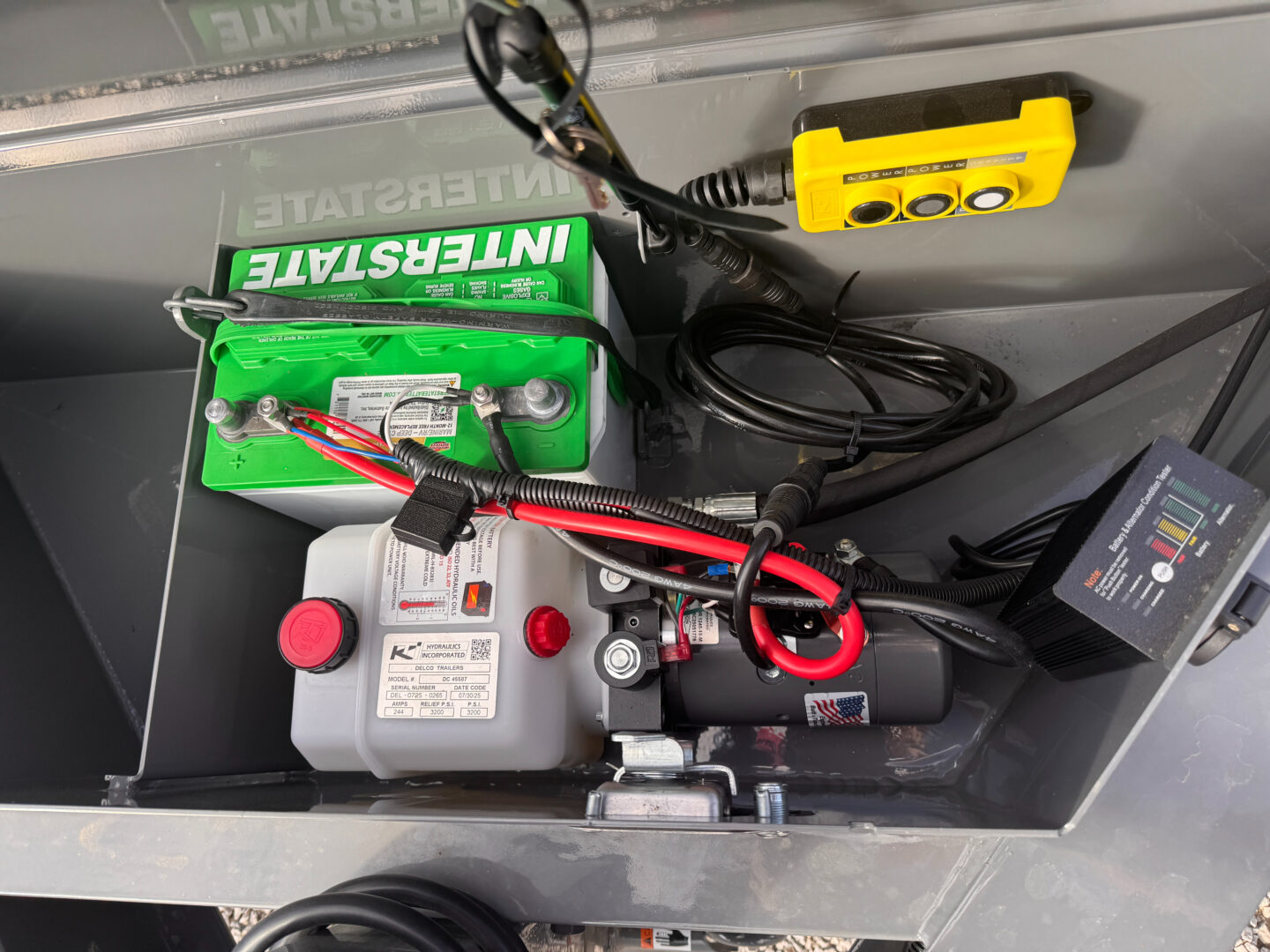 83x12 Tandem Axle Dump – 2' Sides – Gray - Image 6