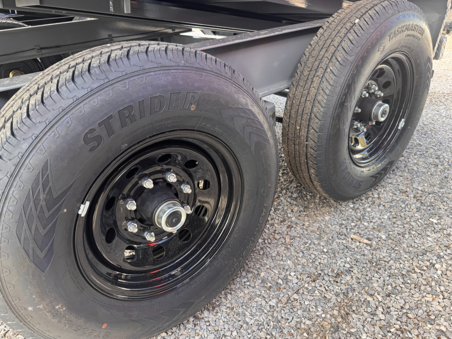 83x12 Tandem Axle Dump – 2' Sides – Gray - Image 7