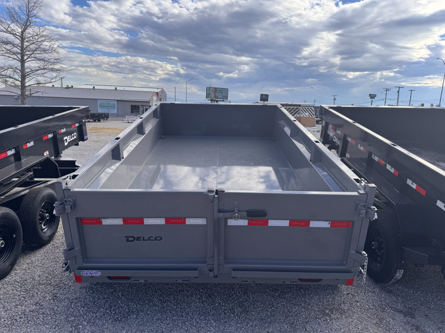 83x12 Tandem Axle Dump – 2' Sides – Gray - Image 2