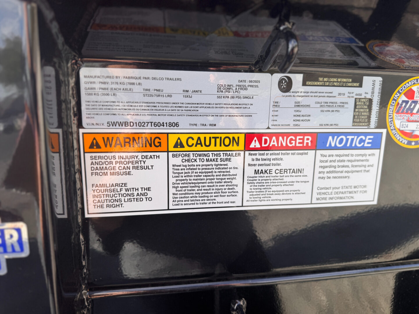 60x10 Tandem Axle Dump – 18" Sides – Black - Image 5