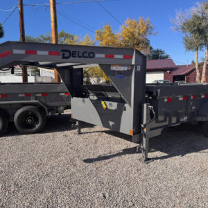 83x14 Gooseneck Dump – 14K GVW – 2' Sides – Gray