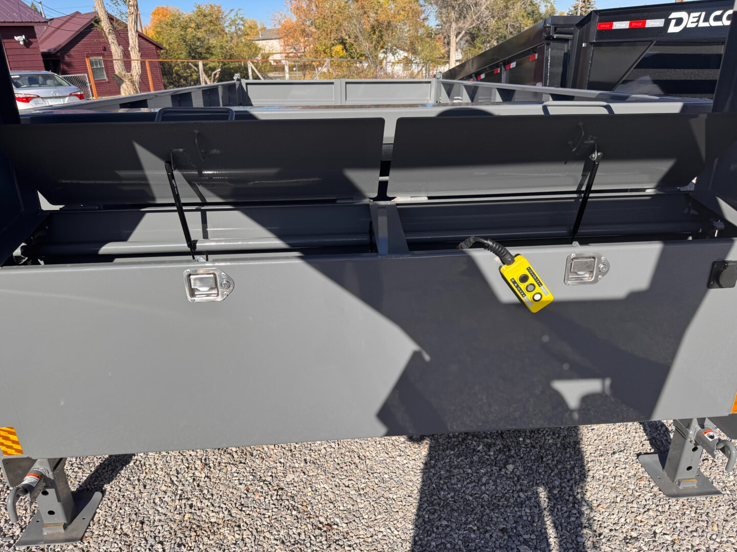 83x14 Gooseneck Dump – 14K GVW – 2' Sides – Gray - Image 6