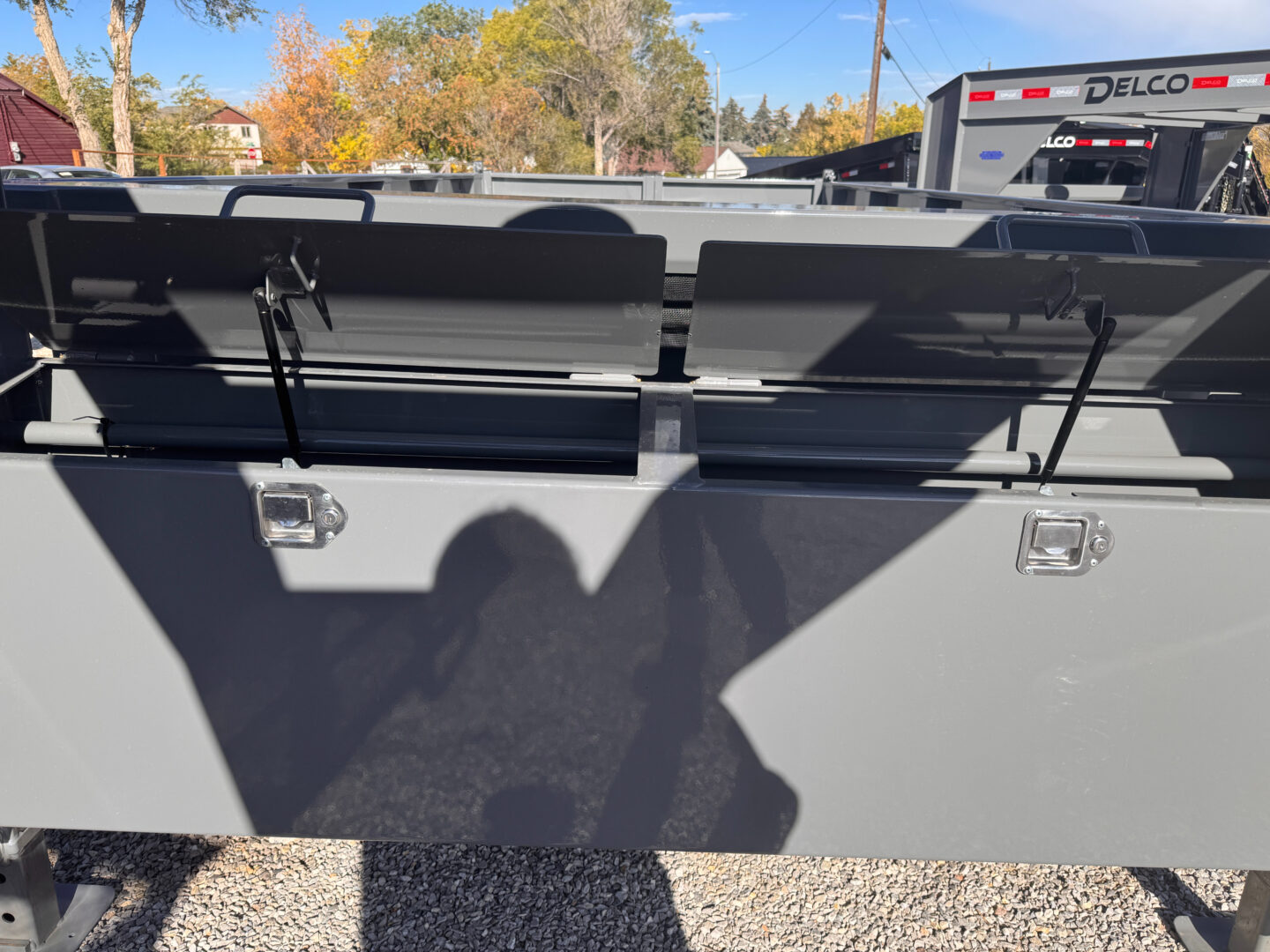 83x14 Gooseneck Dump – 14K GVW – 2' Sides – Gray - Image 7