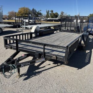 83x18 X-On Utility – Tandem Axle – Black