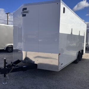 100x16 TA Stealth V-Nose – Enclosed – White