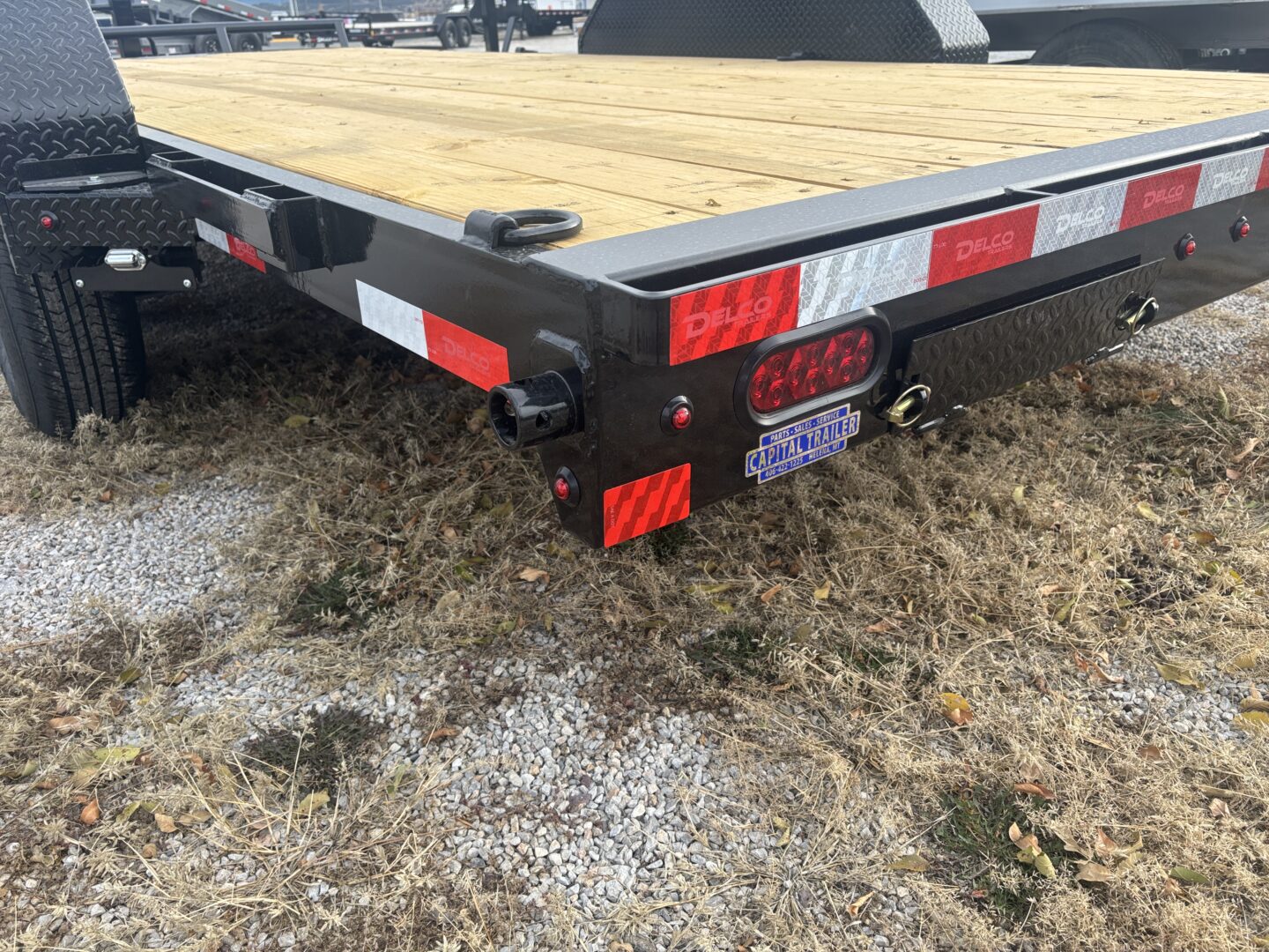 83x18 Car Hauler – 12K GVW, 5' Slide-In Ramps – Black - Image 10