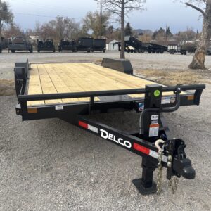 83x18 Car Hauler – 12K GVW, 5' Slide-In Ramps – Black